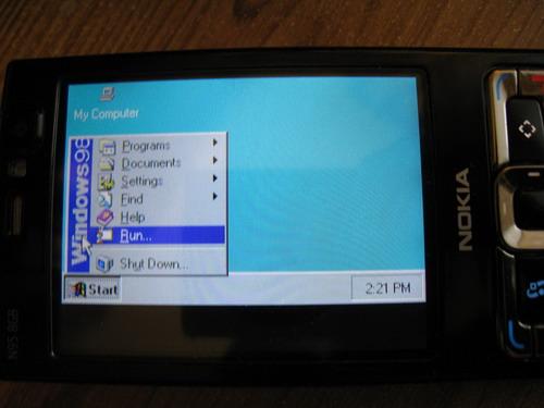 诺基亚n95运行windows