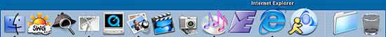 Windows7任务栏对比苹果MacDock