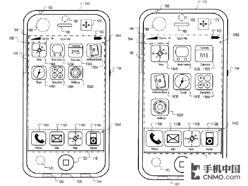 苹果为iPhone申请运动自适应界面专利