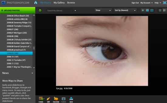 Adobe终结低端Photoshop产品 推广在线服务_