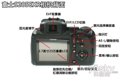 单反化的数码相机 富士S205EXR功能评测(2)_