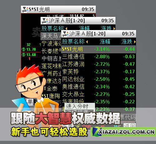 跟随大智慧权威数据 新手也可轻松选股_软件学