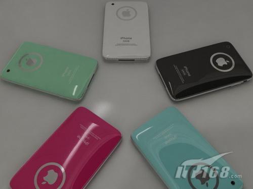 五种色彩版本 iPhone 4G新设计图曝光(2)_手机