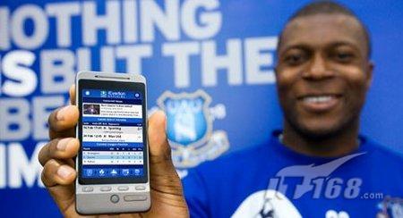 英超球队Everton队发布Android手机程序_手机