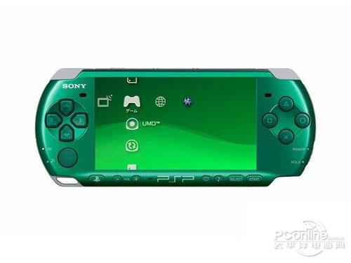 清新养眼 绿色索尼PSP3000电玩卖1410元_数
