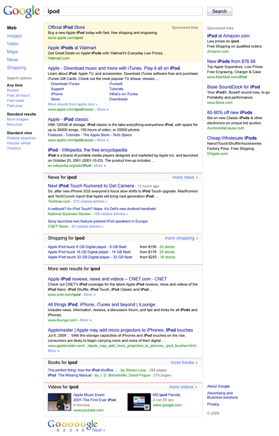 Google最新页面设计的幕后