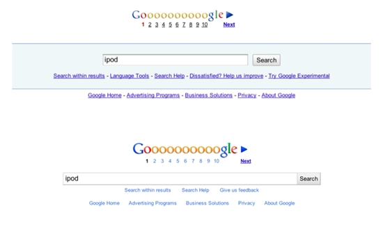 Google最新页面设计的幕后