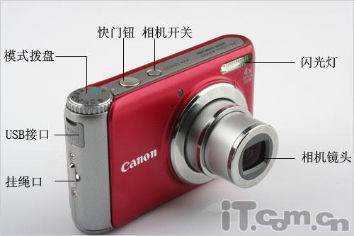 4倍光学变焦镜头卡片相机佳能A3100评测