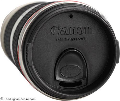 红圈镜头可用来泡咖啡 佳能小小白茶杯 _数码