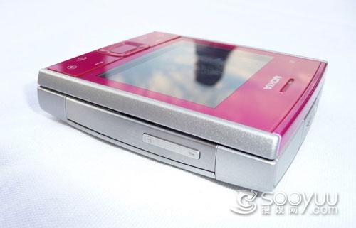 滑盖小方块 诺基亚X5-01粉色黑色版图赏