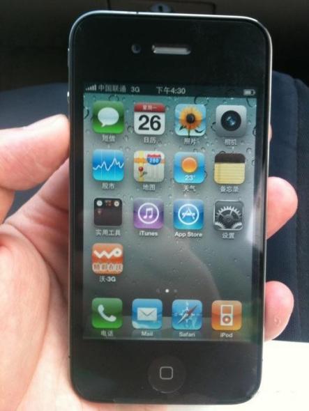 可信度超高联通iPhone4内部测试曝光
