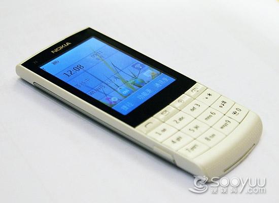 个性宽键盘诺基亚S40靓机X3-02评测_手机