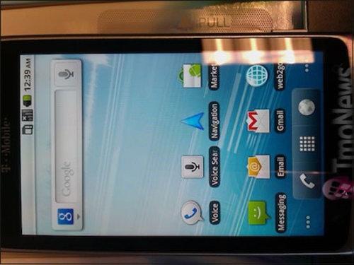 马上开卖3.7寸屏T-MobileG2真机亮相