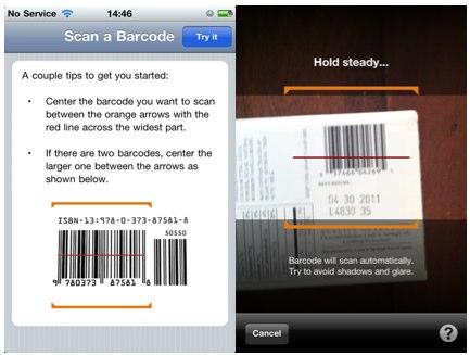亚马逊iPhone应用增加条形码扫描获取价格功