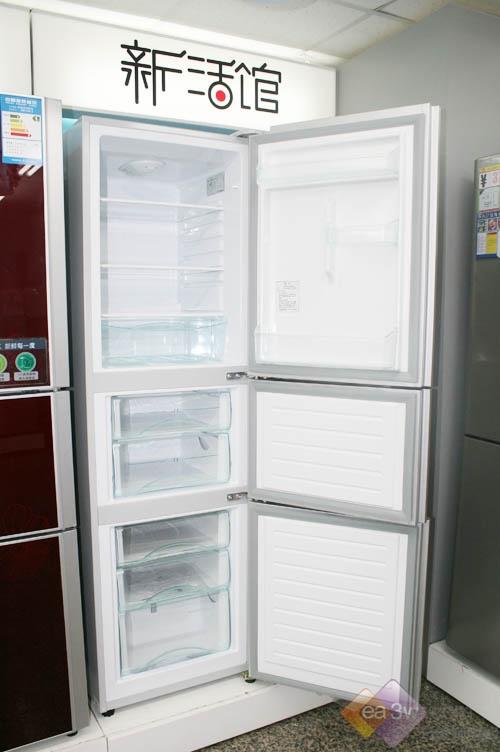 海尔新三门冰箱 不足3000元国美热卖