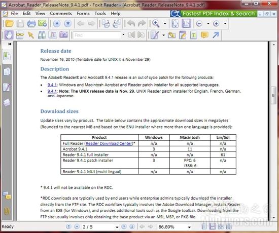 Foxit Reader 4.3新增网页内嵌浏览模式_软件学