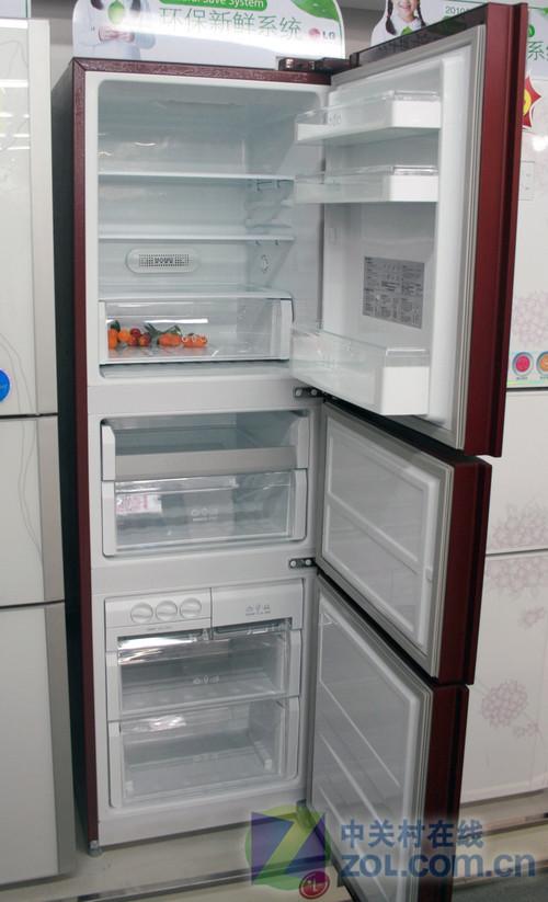 纳米除臭工艺LG三开门冰箱售价4980元