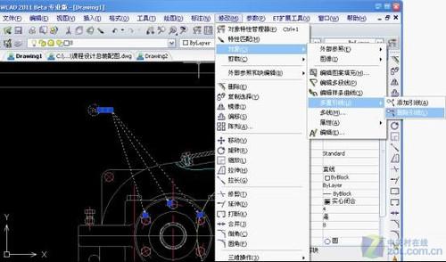 玩转中望CAD2011:多重引线使用介绍_软件学