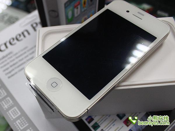 白苹果到啦+白色iphone4