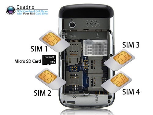 四种模式随意换 Quadro四SIM卡手机诞生 