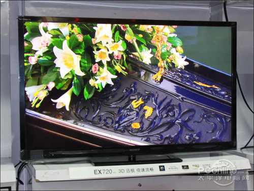 迅锐图像引擎索尼55寸倍速3D电视10999