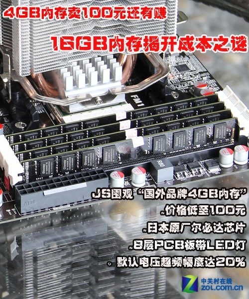 4GB内存卖100元还有赚