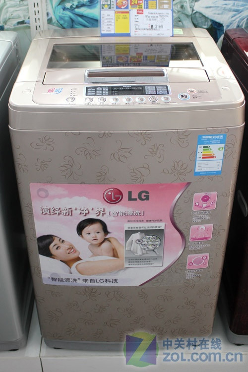 风干过滤程序LG7kg时尚波轮3168元