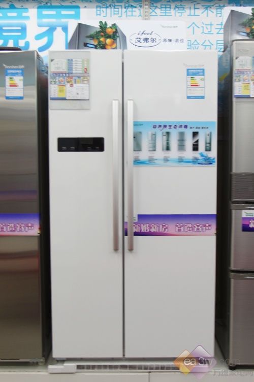 简洁设计受关注容声对开门冰箱不足4000