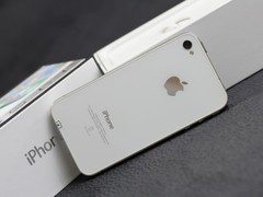 苹果 iPhone4 白色 背面图 