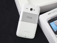 HTC Chacha 白色 背面图 