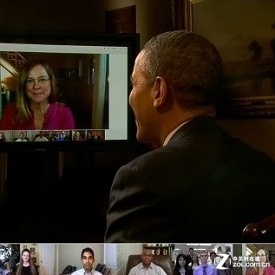 奥巴马Google+网络互动 帮他人找工作_软件学