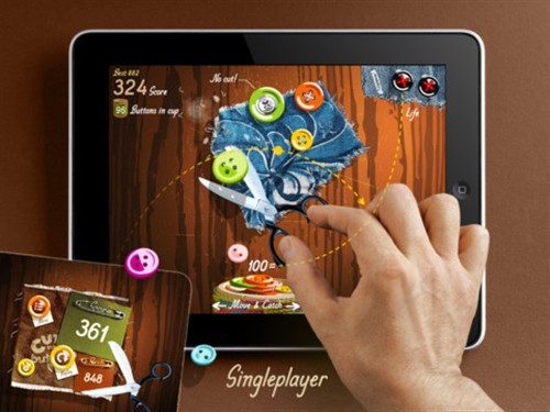 童话般欢乐氛围 iPad休闲游戏剪纽扣_手机