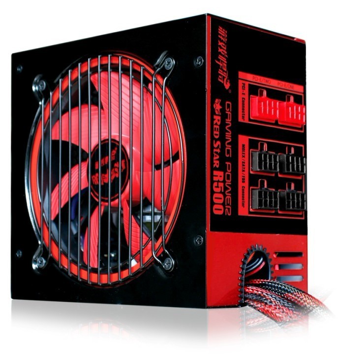 三年换新 游戏悍将红星R500电源339元_硬件