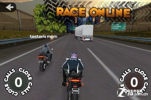 App今日免费:联机摩托赛车Highway Rider_软件