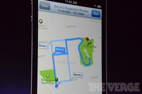 弃用谷歌 iOS6自家地图支持3D全景导航_手机