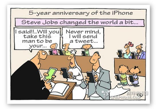 漫画图解iPhone如何改变我们的生活_软件学园