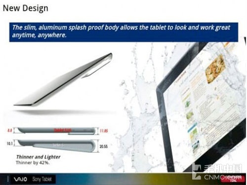 Sony Xperia平板电脑由内部幻灯片漏出_笔记本
