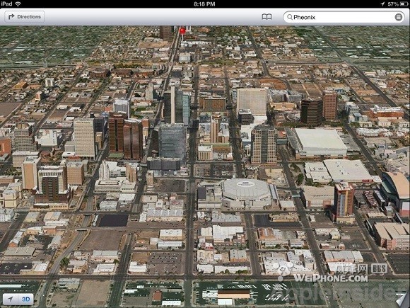 iOS 6 Beta 4添加更多3D城市地图