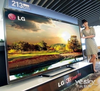 LG首款原装84寸超高清3D电视将在中国上市