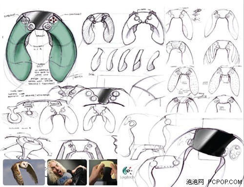手柄也能仿生设计?罗技概念化新产品
