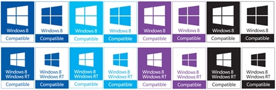 微软正式公开windows 8兼容logo