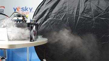 强力直线旋流 银欣穿甲弹散热器风道测试