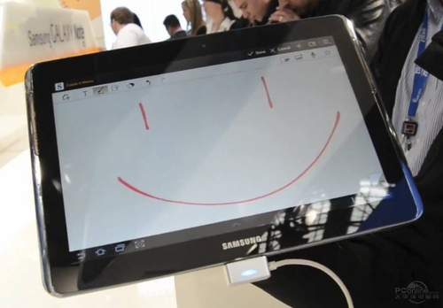 可手写的平板电脑 武汉三星N8000报3799_笔记