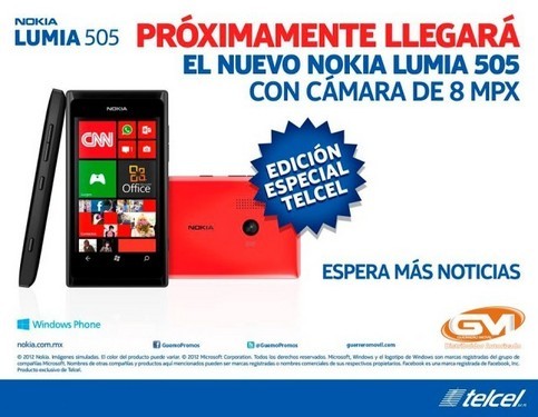 800万像素WP入门级 Lumia 505配置曝光 