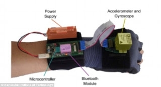 Abandon clavier can lie between the intelligent glove that writes for nothing to appear