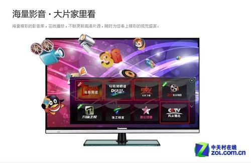 玻璃底座长虹32吋智能3D电视仅2747元