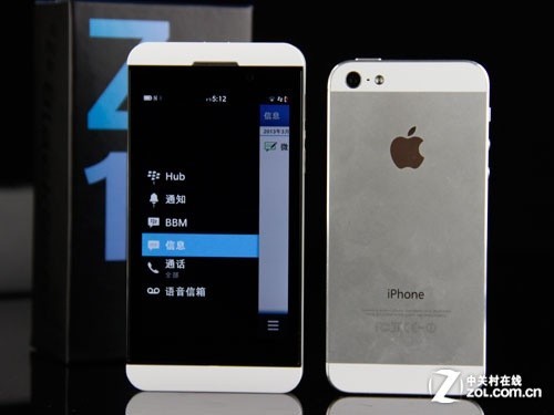 BB10充其量和WP8差不多 白色黑莓Z10评测