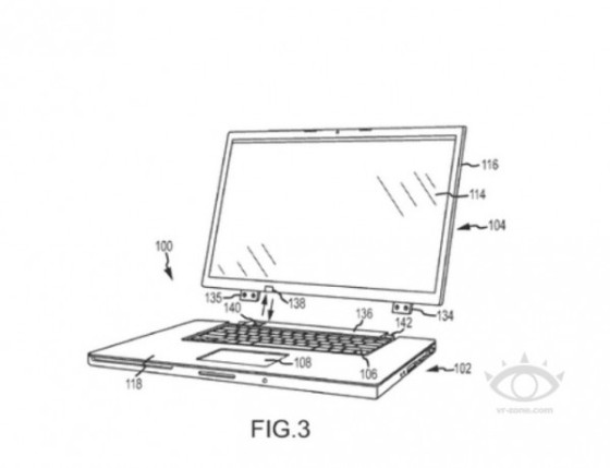 苹果新专利出炉:笔记本屏幕可拆卸_业界