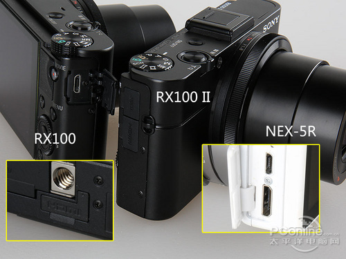黑卡挑衅微单新旧索尼RX100对比NEX5R