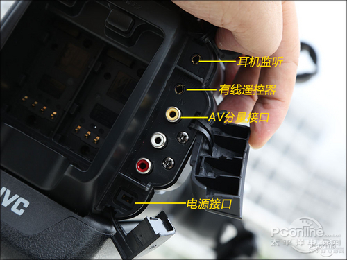 低照度大光圈 JVC JY-HM85专业摄像机_数码